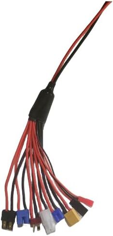 8 في 1RC شاحن متعدد يؤدي محول البطارية الترا T عمداء TMY Futaba JR JST BEC TRX EC2 EC3 XT60 14awg 16awg 22awg 350 مللي متر 1 قطعة in Kuwait
