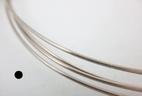 24 Gauge 14K Solid White Gold Wire Dead Soft Round 1 Foot by CRAFT WIRE in Kuwait