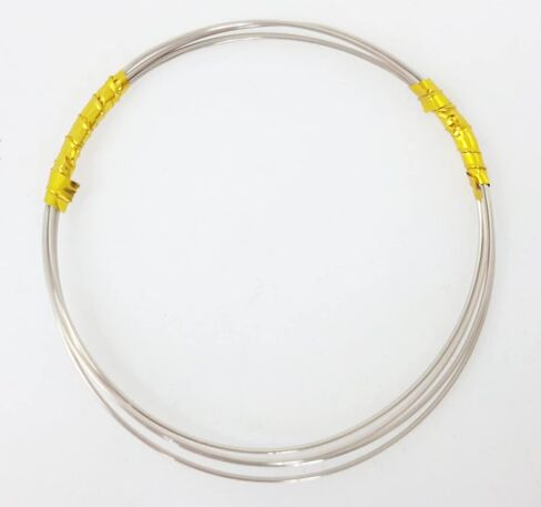 24 Gauge 14K Solid White Gold Wire Dead Soft Round 1 Foot by CRAFT WIRE in Kuwait