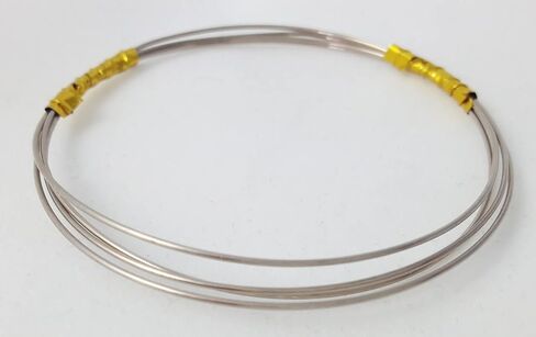 24 Gauge 14K Solid White Gold Wire Dead Soft Round 1 Foot by CRAFT WIRE in Kuwait