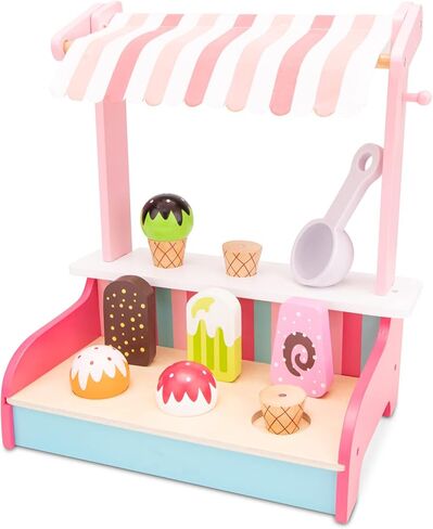 مجموعة ألعاب كلاسيكية جديدة من الآيس كريم الخشبي، لعبة التظاهر للأطفال، محاكاة الطبخ، ألعاب تعليمية ولعبة إدراك الألوان للأطفال الصغار في سن ما قبل المدرسة، الأولاد والبنات in Kuwait