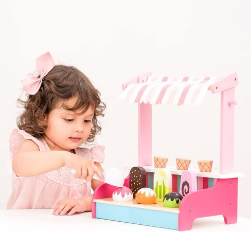 مجموعة ألعاب كلاسيكية جديدة من الآيس كريم الخشبي، لعبة التظاهر للأطفال، محاكاة الطبخ، ألعاب تعليمية ولعبة إدراك الألوان للأطفال الصغار في سن ما قبل المدرسة، الأولاد والبنات in Kuwait