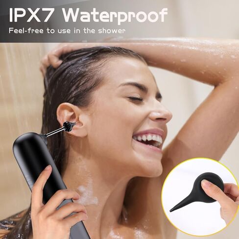Ear Wax Removal Tool, Ear Cleaner with 1296P FHD Camera, Ear Cleaning Kit with Lights, Compatible with iPhone, iPad, and Android(White) in Saudi Arabia