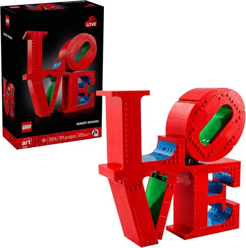 LEGO Art Love Collectible Building Set for Adults - Gift Idea for Engagements, Valentine’s or Mother’s Day - Home Decor for Couples - Creative Activity for Art and Design Lovers - 31214 in Saudi Arabia