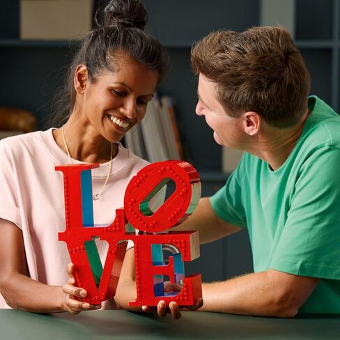 LEGO Art Love Collectible Building Set for Adults - Gift Idea for Engagements, Valentine’s or Mother’s Day - Home Decor for Couples - Creative Activity for Art and Design Lovers - 31214 in Saudi Arabia