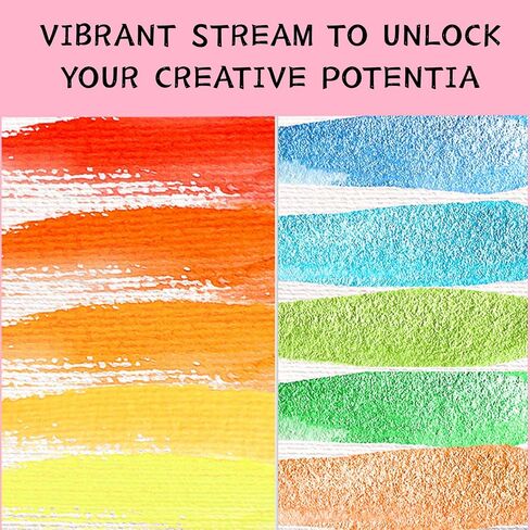 100 Colors Watercolor Paint Set – Complete Travel Painting Kit with 10 Brushes, 3 Water Brush Pens, Drawing Pencil, Natural Sponge & Swatch Sheet – Ideal for Beginners & Artists (100 Color) in Saudi Arabia