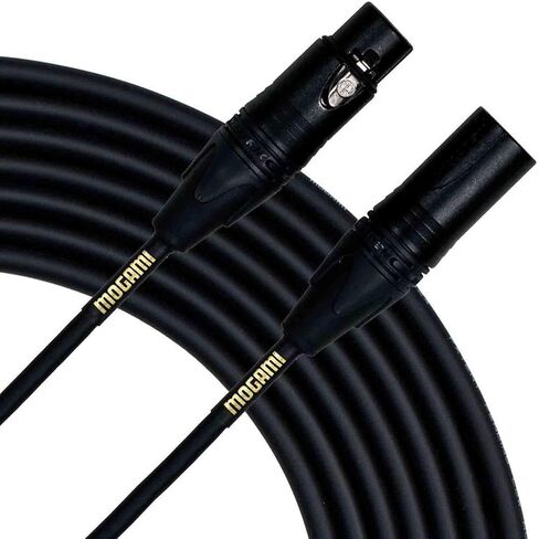 كابل ميكروفون Mogami Gold STUDIO-10 XLR، XLR-أنثى إلى XLR-ذكر، 3 دبابيس، اتصالات ذهبية، موصلات مستقيمة، 10 أقدام in Saudi Arabia