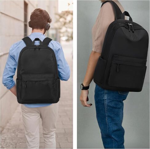 25L Classic Backpack,Durable Lightweight Water-Resistant Pack with Laptop Sleeve Fits 15.6 Inch,Casual Daypack Backpack for College,Beige in Saudi Arabia