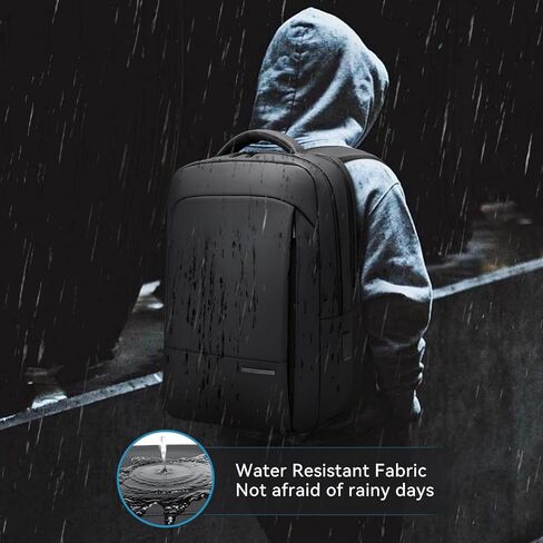 Victoriatourist Anti Theft Travel Laptop Backpack Men Women, Business Work Laptop Backpacks with Zipper Automatic Locking, Water Resistant Backpack Computer Bag Fits 15.6 Inch Notebook (Blue Gray)… in Saudi Arabia