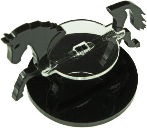 LITKO Horse Character Mount | Role Playing Games | Compatible with DND Pathfinder | (40mm Circular Base, Black) in Saudi Arabia