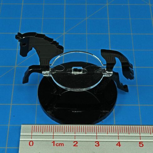 LITKO Horse Character Mount | Role Playing Games | Compatible with DND Pathfinder | (40mm Circular Base, Black) in Saudi Arabia