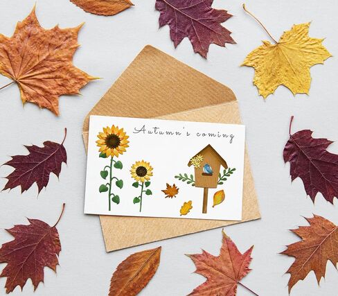 ALIBBON 2Pcs Sunflower Bird House Die Cuts for Card Making and Scrapbooking, Flowers Cutting Dies Metal Template Molds, Autumn Leaves Die Cuts for DIY Photo Album Paper Embossing Card Decoration in Saudi Arabia