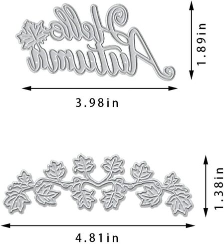 ALIBBON 2Pcs Sunflower Bird House Die Cuts for Card Making and Scrapbooking, Flowers Cutting Dies Metal Template Molds, Autumn Leaves Die Cuts for DIY Photo Album Paper Embossing Card Decoration in Saudi Arabia