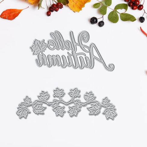 ALIBBON 2Pcs Sunflower Bird House Die Cuts for Card Making and Scrapbooking, Flowers Cutting Dies Metal Template Molds, Autumn Leaves Die Cuts for DIY Photo Album Paper Embossing Card Decoration in Saudi Arabia