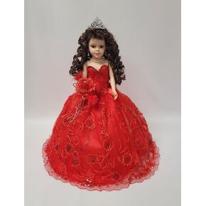 18" Vinyl Quinceanera Umbrella Doll (Quince Anos) KB18725V-29 (Blush)