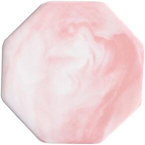1 Piece Wax Seal Pad Wax Sealing Pad Ceramic Coasters Cup Pad Octagon Sealing Wax Plate Wax Cooling Demoulding Plate Pad Wax Seal Stamp Cooling Demoulding Plate Pad, Pink