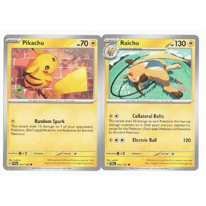 Raichu 052/162 - Temporal Forces - Pokemon Evolution Card Set Pikachu