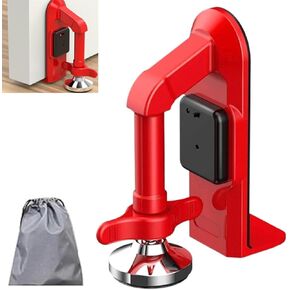Portable Alarm Door Stopper, New Door Stop Alarm, Portable Travel Anti Theft Door Blocker, Door Stoppers Security, for Hotel Room Apartment Travel Safety