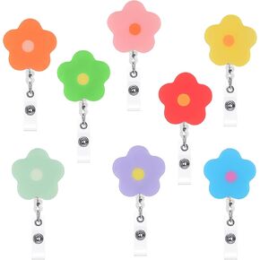 8 Pack St.Patrick's Day Nurse Badge Reels Holders Acrylic Retractable Badge Reel Accessories for Nurses Doctor Hospital Office Worker Name ID Gifts