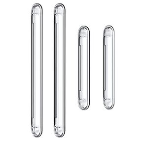 Cabinet Door Bumper, Clear Silicone Rubber Door Stopper Wall Protector, Adhesive Bumpers for Car Doors Drawers Shower Doors Toilet Lid (I-l&s)