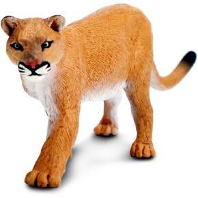 Safari Ltd. Mountain Lion Figurine - Realistic 5.5" Plastic Model Figure - Educational Toy for Boys, Girls & Kids Ages 3+