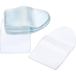 PATIKIL 2" x 2" Coin Sleeves Holders, 24 Pack Pocket Coin Flip Single Coin Protector Pouch for Coins Jewelry Small Items, Clear
