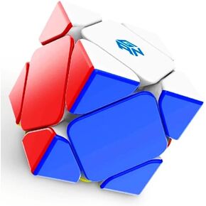 Bukefuno GAN Skewb 32 مكعب السرعة المغناطيسي GAN Skewb M نسخة بلوري محسنة (نظام تحديد المواقع المحسن مع 32 مغناطيس)