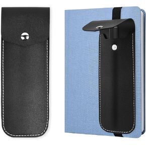 حامل أقلام بشريط مطاطي قابل للتعديل لأجهزة الكمبيوتر المحمولة، وحقيبة كم للمجلات، وحامل أقلام الرصاص، وإكسسوارات مخطط الكتاب المقدس، وحقيبة أقلام لطيفة (1-أسود) in Kuwait