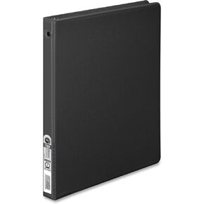 Wilson Jones 3 Ring Binder 1/2 Inch, Round Ring View Binder, Letter Size, Basic, 362 Series, Customizable, White (W362-13WV)