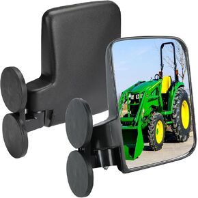 SUNPIE Magnetic Tractor Side Mirrors Compatible with John Degree, Kubota, Mahindra, Lawn Mover Universal Side View Mirrors Rearview Mirrors, 2 Packs