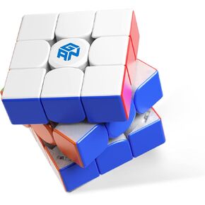GAN 12 Maglev Frosted, 3x3 Stickerless Speed Cube Gans 56mm Magic Cube Puzzle Toys for Kids Teens Adults Holiday Stocking Stuffers Birthday Gifts, GAN Flagship(Primary Internal)