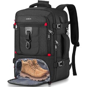 YAMTION Carry On Backpack,Travel Backpack with 3 Packing Cubes for Men Women,Laptop Backpack Airline Approved Weekender Bag Mochila de Viaje