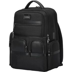 Laptop Business Backpack for Men & Women, Work Backpack Fits 15.6 Inch, Premium Quality Travel Bag with USB Charging Port, Water-Resistant, Durable Ballistic Nylon, Bookbag with Multiple Pockets