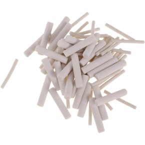 50Pcs White Rubber Eraser Refill Eraser with Erasers 5 * 25mm,Eraser Pen Suitable for School/Office Lovely and Attractive Mechanical Pencil Eraser Refills Erasers,Standard Pencil Erasers
