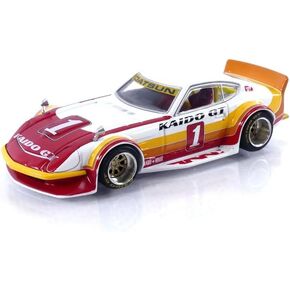 MINI GT Datsun KAIDO Fairlady Z Kaido GT V1#1 Red with White (Designed by Jun Imai) Kaido House Special 1/64 Diecast Model Car KHMG029