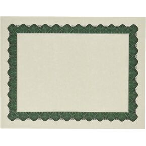 Great Papers! Metallic Green Certificate, 8.5 x 11 Inches, 25 Count (934225)