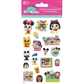 Disney - Doorables Standard Stickers - 4 Sheet