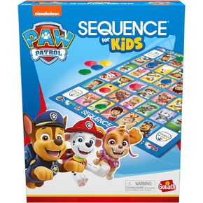 Paw Patrol Sequence for Kids | Easy to Play Matching Game of 4-in-A-Row Featuring Paw Patrol Characters | 2-4 Players, Ages 3+