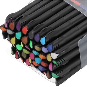 PATIKIL FineLiner Color Pens, 48 Colors 0.4mm Fine Tip Water Color Porous Drawing Pens for Journaling, Sketching, Coloring, Writing, Office Art Supplies