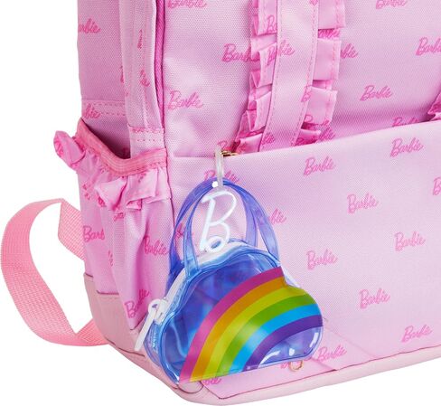 Barbie Clothes and Accessories, Deluxe Keychain Donut Bag with Pink Sprinkle Dress and Candy Themed Accessories for Barbie Dolls in Saudi Arabia