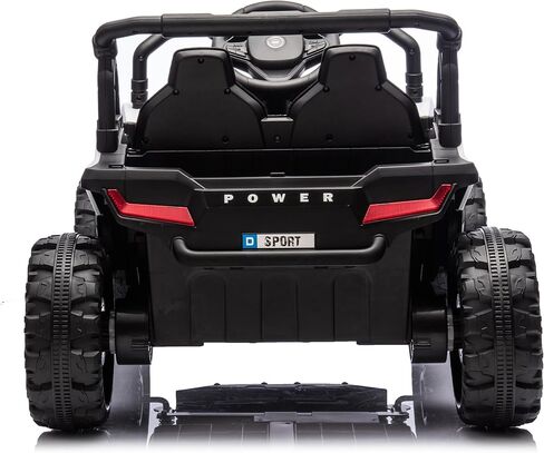 Elevon 24V Kids Ride on UTV Car، لعبة كهربائية بمقعدين للأطفال مع جهاز تحكم عن بعد للوالدين، مساحة تخزين خلفية، ضوء LED، بلوتوث، ألعاب ركوب تعمل بالبطارية للأطفال الكبار 3-8 (بني) in Kuwait
