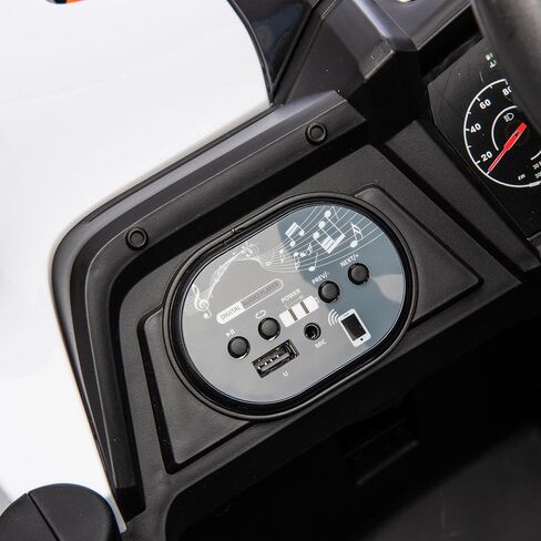 Elevon 24V Kids Ride on UTV Car، لعبة كهربائية بمقعدين للأطفال مع جهاز تحكم عن بعد للوالدين، مساحة تخزين خلفية، ضوء LED، بلوتوث، ألعاب ركوب تعمل بالبطارية للأطفال الكبار 3-8 (بني) in Kuwait