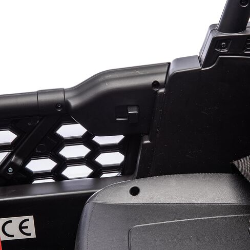 Elevon 24V Kids Ride on UTV Car، لعبة كهربائية بمقعدين للأطفال مع جهاز تحكم عن بعد للوالدين، مساحة تخزين خلفية، ضوء LED، بلوتوث، ألعاب ركوب تعمل بالبطارية للأطفال الكبار 3-8 (بني) in Kuwait