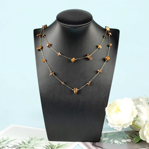 YOUBEIYEE 4 Meters Stainless Steel Chain for Jewelry Making Amber Gemstone Crystal Link Chain for Women Necklace Bracelet DIY Natural Stone Chain on Spool in Saudi Arabia