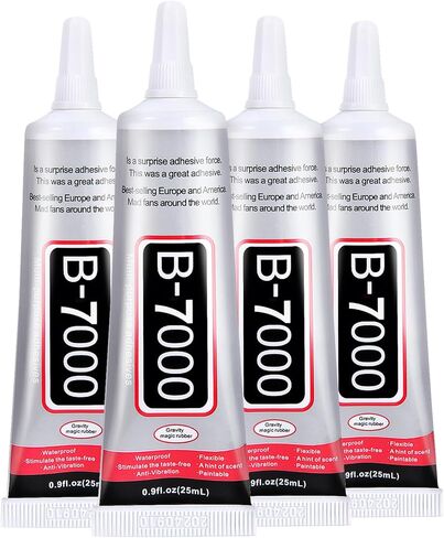 3PCS B7000 Jewelry Glue for Jewelry Making, FITTDYHE 15ML/0.5fl oz Clear Glue DIY Craft Glue Rhinestones Glue, Waterproof Stong Bond Adhesive Glue for Phone Repair Nail Art Shoes Fabric Metal Glass in Kuwait