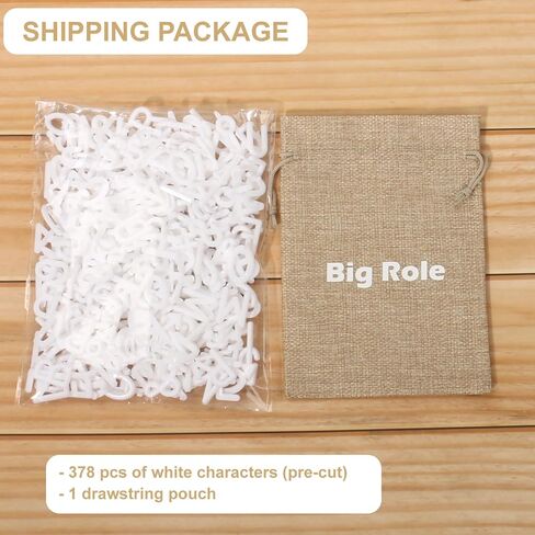 Letters for Letter Board Letters Only, 1 inch White Message Board Letters Felt Letter Board Sign Accessories (378 pcs), 1" Pre Cut Plastic Letterboard Letters Numbers Changeable Menu Board Replacement in Kuwait