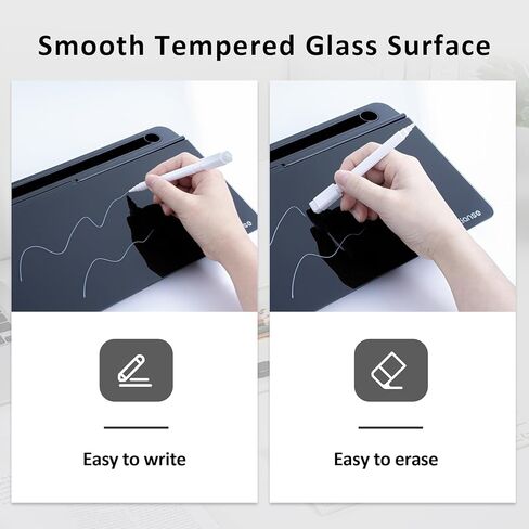 TIANSE Desktop Whiteboard Dry Erase with Organizer Keyboard Desk Whiteboard to Do List Memo Notepad Desk Buddy for Office Home in Saudi Arabia