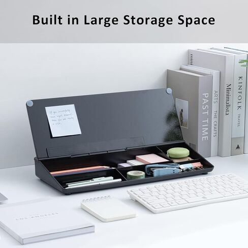 TIANSE Desktop Whiteboard Dry Erase with Organizer Keyboard Desk Whiteboard to Do List Memo Notepad Desk Buddy for Office Home in Saudi Arabia
