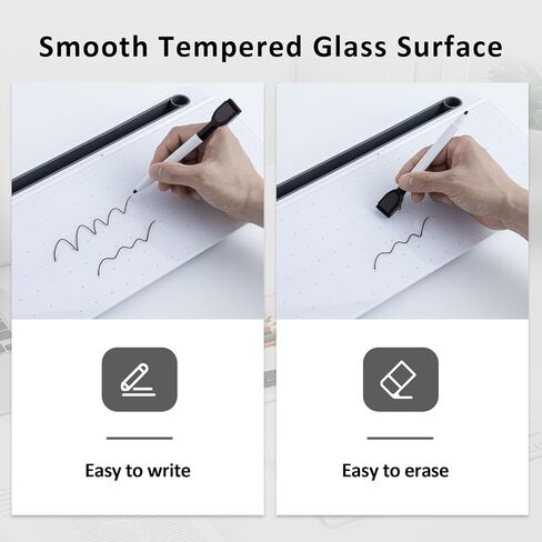 TIANSE Desktop Whiteboard Dry Erase with Organizer Keyboard Desk Whiteboard to Do List Memo Notepad Desk Buddy for Office Home in Saudi Arabia