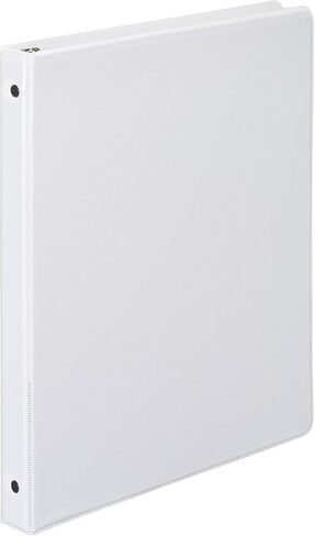 مجلد حلقات مكون من 3 حلقات من ويلسون جونز، مقاس 1/2 بوصة، مجلد عرض دائري دائري، حجم الحرف، أساسي، سلسلة 362، قابل للتخصيص، أبيض (W362-13WV) in Kuwait